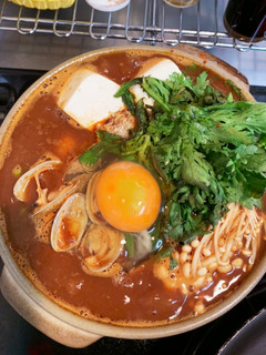 簡単☆あさりの純豆腐チゲ-レシピのメイン写真