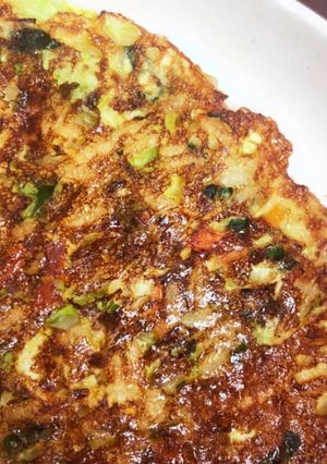 子供が喜ぶ！野菜いっぱい卵ご飯焼き！-レシピのメイン写真