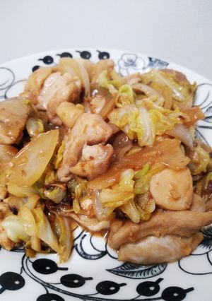 簡単！鶏肉とキャベツのみそにんにく炒め-レシピのメイン写真