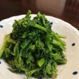 菜の花のごま油和え