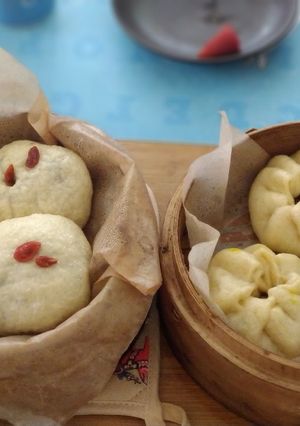 あんまんとベジ中華まん 肉なし！-レシピのメイン写真