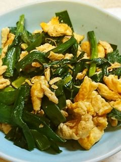 ニラ玉(炒めるだけレシピ^^;)-レシピのメイン写真