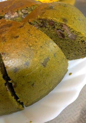 抹茶とあずきの炊飯器ケーキ-レシピのメイン写真