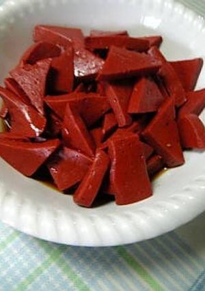 おばあちゃんの味☆赤こんにゃく煮-レシピのメイン写真
