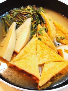 筍わらび厚揚げの煮物-レシピのメイン写真