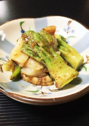 春の味覚♪タラの芽とホタテの酢味噌和え-レシピのメイン写真