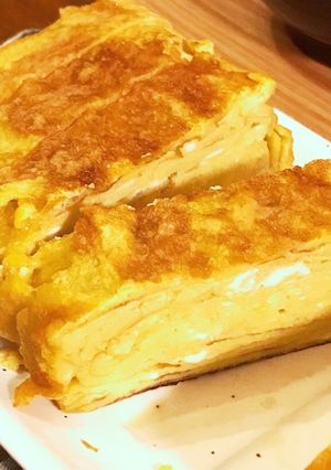 ひいおばあちゃんの厚焼き卵-レシピのメイン写真