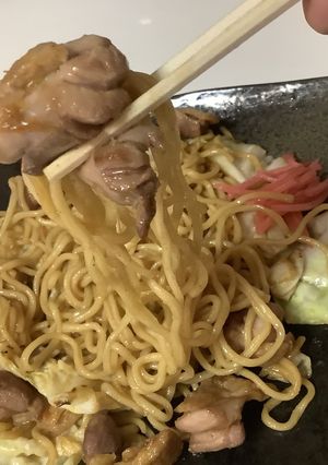 味噌ダレと親鳥が決めて　蒜山焼きそば-レシピのメイン写真
