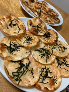 パーティーに☆餃子の皮パリパリタラコピザ-レシピのメイン写真