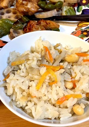 美味すぎたおでん出汁でずぼら炊き込みご飯-レシピのメイン写真
