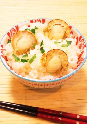☺簡単♪ベビーほたての炊き込みご飯☺-レシピのメイン写真