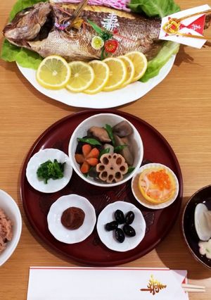 我流お食い初めの献立-レシピのメイン写真