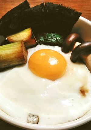 卒！「月見」　目玉焼き南蛮蕎麦・うどん-レシピのメイン写真
