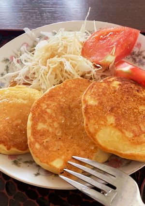 簡単！ふんわりおからパンケーキ-レシピのメイン写真