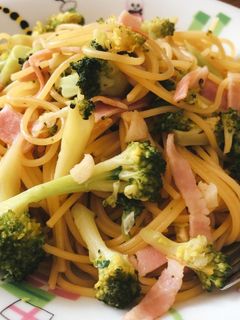超簡単 ペペロンチーノ風、和風パスタ-レシピのメイン写真