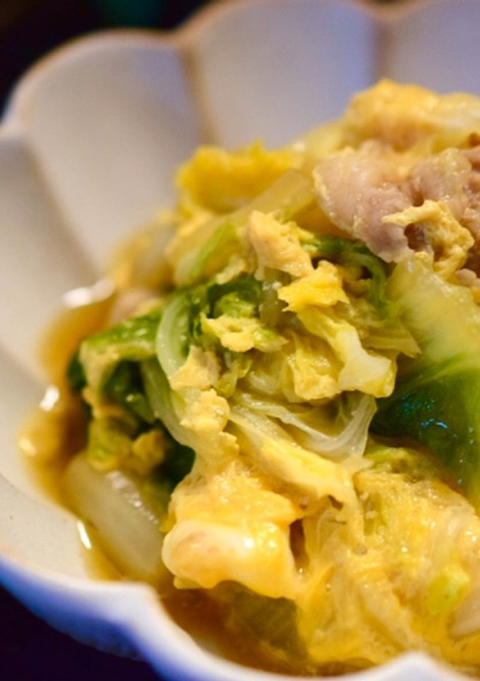 【パパの覚書】白菜と卵と豚肉のくたくた煮-レシピのメイン写真
