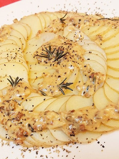 電子レンジで♪スライスアンチョビポテト♪-レシピのメイン写真