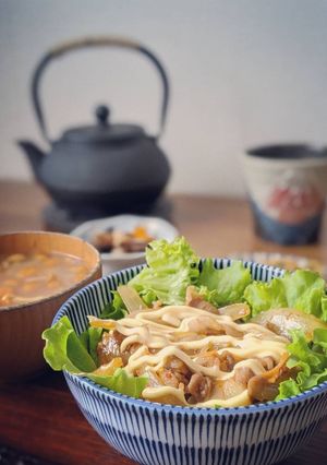 食欲湧き出る豚キムチ丼-レシピのメイン写真