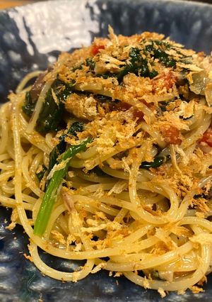 鯖缶で簡単本格的スパゲティ-レシピのメイン写真