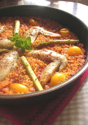 野菜ジュースでカレーパエリア-レシピのメイン写真