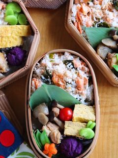 鮭とわかめの炊き込みご飯-レシピのメイン写真