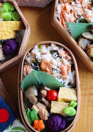 鮭とわかめの炊き込みご飯-レシピのメイン写真