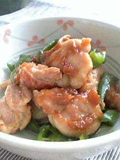 ☆鶏ももとピーマンの中華風炒め☆-レシピのメイン写真