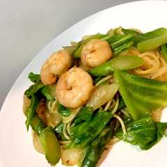海老と春野菜のパスタ-レシピのメイン写真