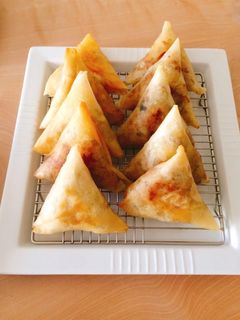 *春巻きの皮でサモサ*-レシピのメイン写真