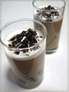 * カフェオレ寒天ゼリー *-レシピのメイン写真