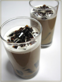 * カフェオレ寒天ゼリー *-レシピのメイン写真
