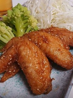 甘辛くて美味しい♪旨ダレ手羽先-レシピのメイン写真
