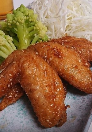 甘辛くて美味しい♪旨ダレ手羽先-レシピのメイン写真