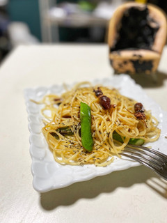 簡単!ホタルイカの白ワイン蒸しパスタ♪-レシピのメイン写真