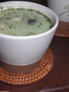 よ~く冷やして♪抹茶白玉しるこ-レシピのメイン写真