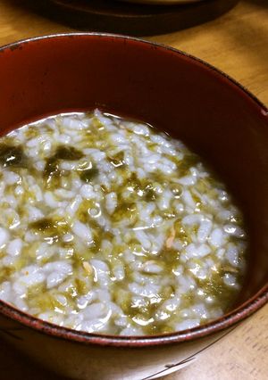 雑炊(冷凍おにぎり)-レシピのメイン写真