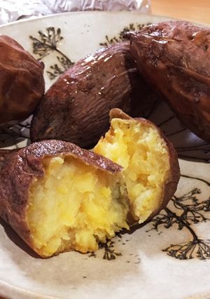 オーブンでお手軽！本当に甘い絶品焼きいも-レシピのメイン写真