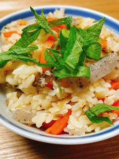 アジの炊き込みご飯-レシピのメイン写真