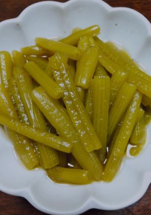 ふきの煮物(栽培ふきを使って)-レシピのメイン写真