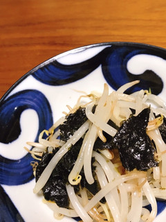 シャキっと美味しい!もやしの海苔あえ-レシピのメイン写真