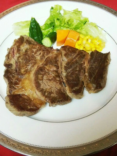 美味しいダイエット中のビーフステーキ♪-レシピのメイン写真