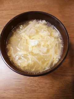 鶏ガラでふわふわ卵スープ✩.*˚-レシピのメイン写真