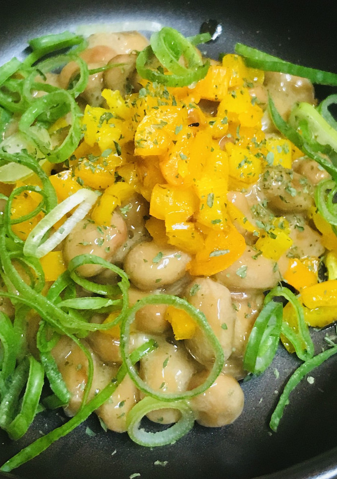 毎日の納豆●みじん切ピーマン炒めふりかけ-レシピのメイン写真