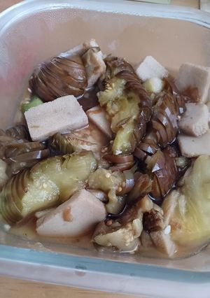 焼きナスと高野豆腐の揚げびたし-レシピのメイン写真