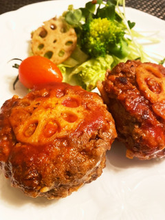 お野菜たっぷりハンバーグ☆作りおきにも!-レシピのメイン写真