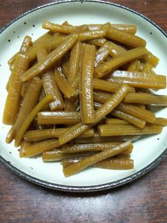 キャラブキ(栽培ふきを使って)-レシピのメイン写真