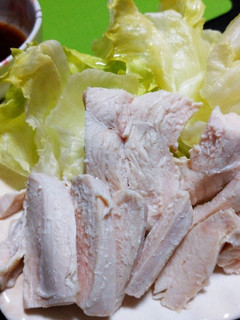 簡単茹で鶏肉とゆず胡椒ソース-レシピのメイン写真