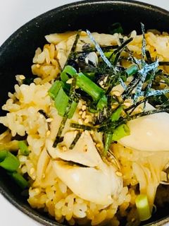 簡単♫ カキと舞茸の炊き込みご飯-レシピのメイン写真