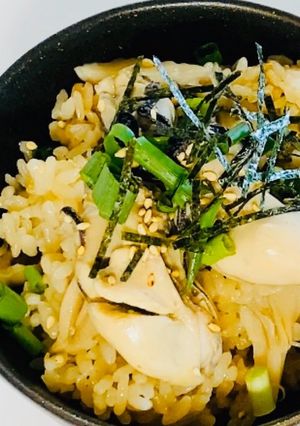 簡単♫ カキと舞茸の炊き込みご飯-レシピのメイン写真
