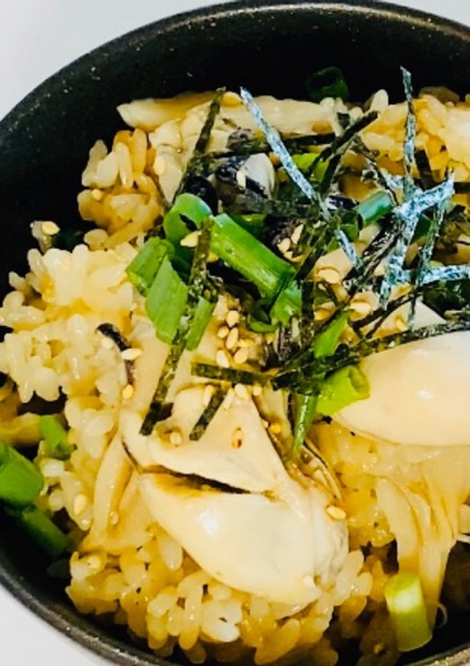 簡単♫ カキと舞茸の炊き込みご飯-レシピのメイン写真